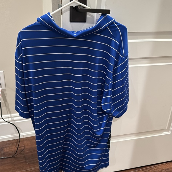 Blue Striped Men's Shirt - Picture 2 of 3